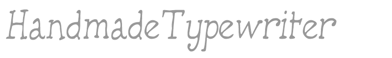 Handmade Typewriter