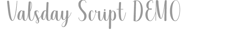 Valsday Script