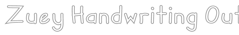 Zuey Handwriting