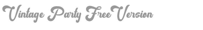 Vintage Party