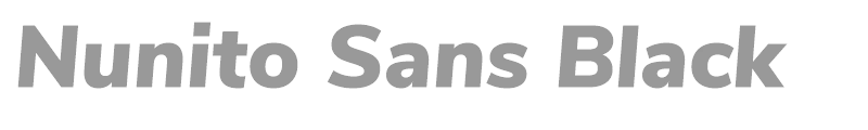 Nunito Sans