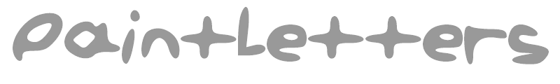 Paint Letters