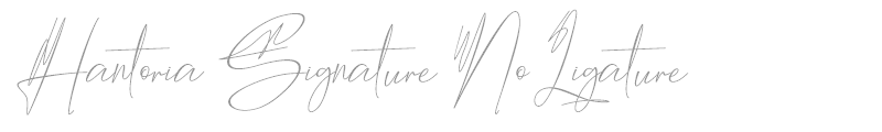 Hantoria Signature