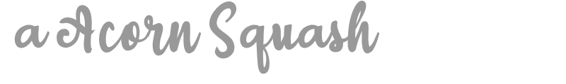 A Acorn Squash