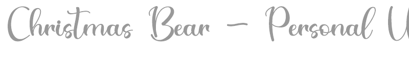 Christmas Bear
