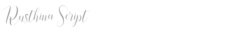 Rusthina Script