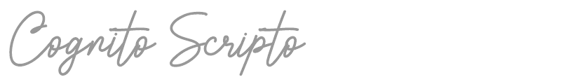 Cognito Scripto