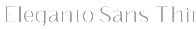 Eleganto Sans