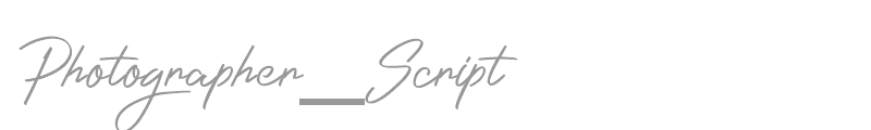 Photographer Script