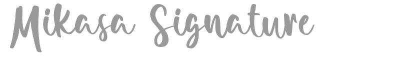Mikasa Signature