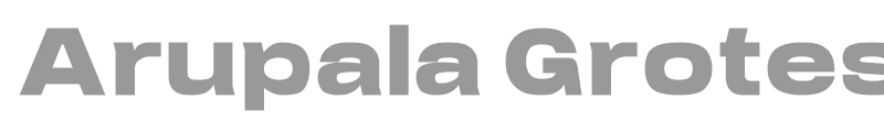Arupala Grotesk