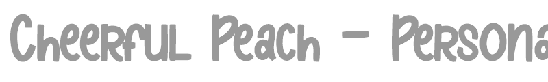 Cheerful Peach