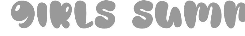 Girls Summer Bold